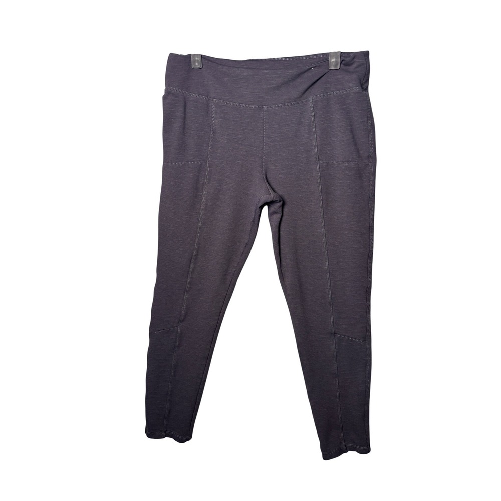 Mudd Womens Leggings Size L Gray 24/7 FLX Stretch Skinny Athleisure Minimalist